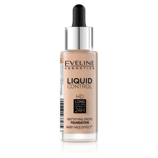 

Матирующая основа для лица, 040 Теплый бежевый Eveline Cosmetics, Liquid Control HD