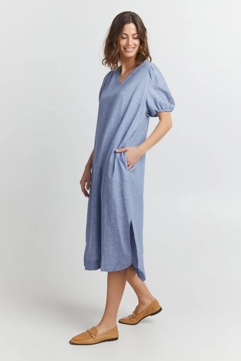 

Платье миди Fransa " Fransa FRLINEN DR 1 - 20610525", цвет Marina Melange