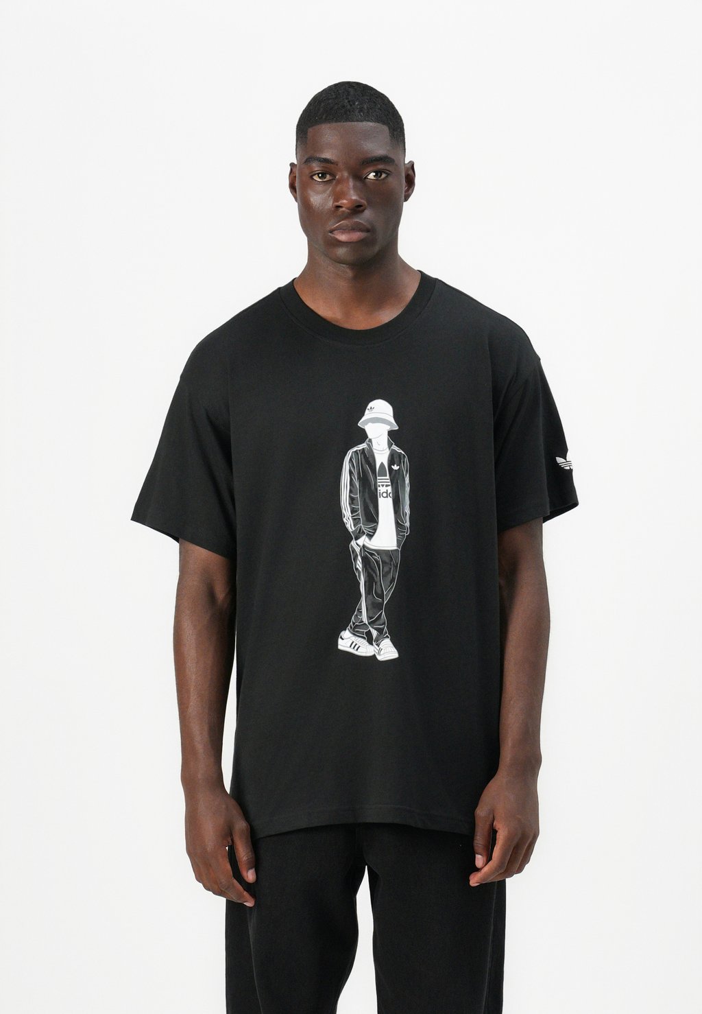 

Футболка с принтом UNISEX Adidas Originals, черный