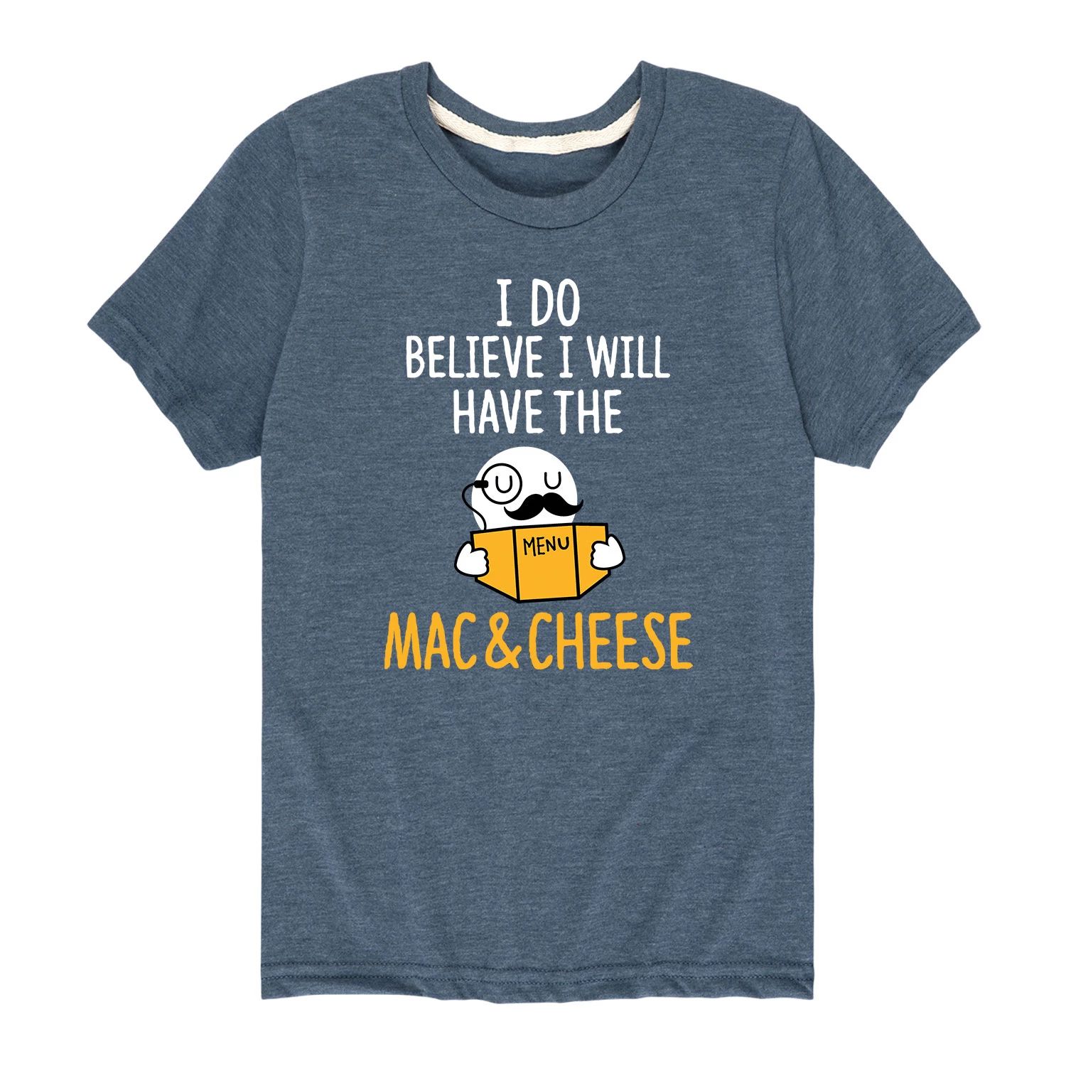 

Футболка I Do Believe Mac & Cheese для мальчиков 8–20 лет Licensed Character, синий