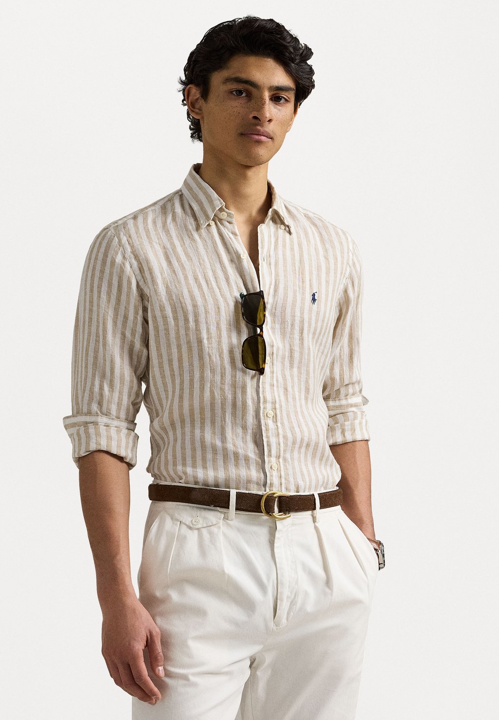 

Рубашка LONG SLEEVE SPORT SHIRT Polo Ralph Lauren, бежевый