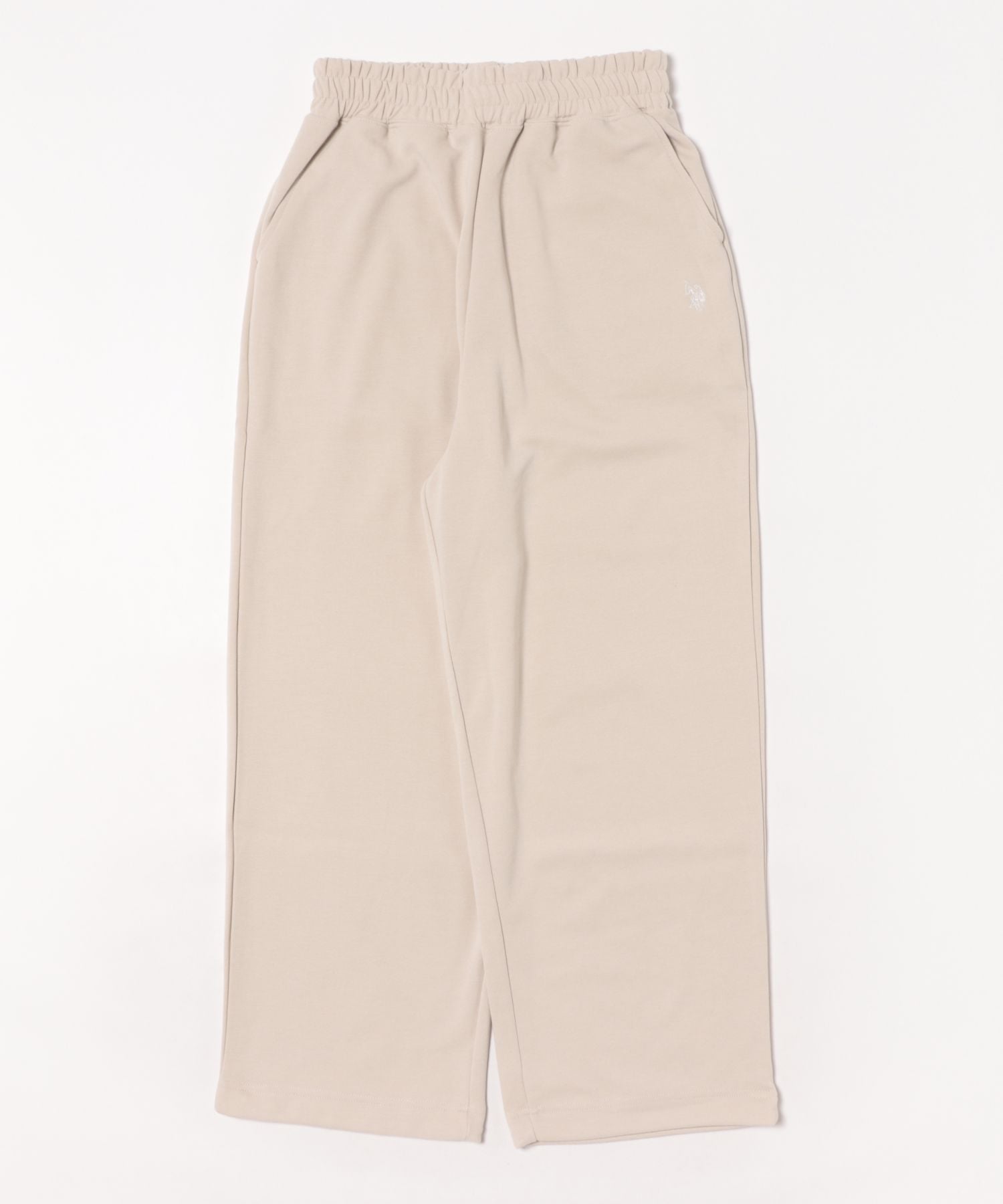 Ассоциация поло США / (Женщины) Картонные спортивные штаны U.S. Polo Assn., beige — фото 2