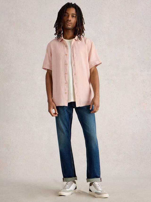 

Рубашка Keswick Linen Regular Fit White Stuff, Light Pink