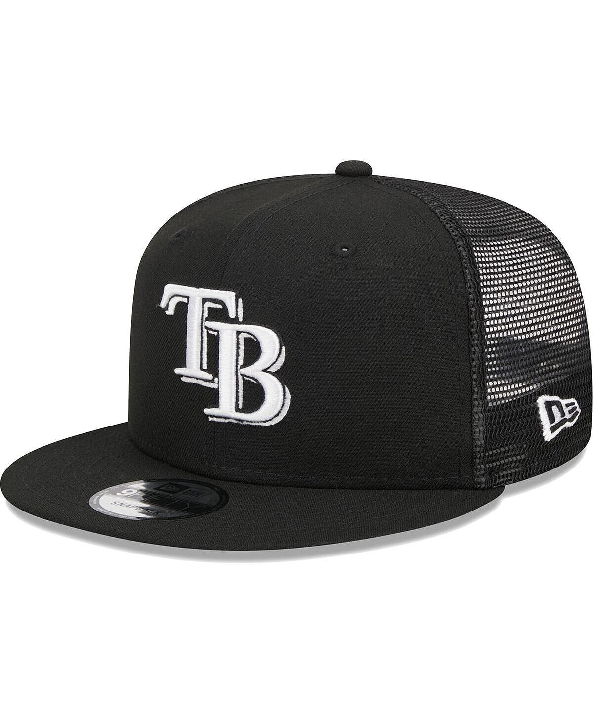 

Мужская черная бейсболка Tampa Bay Rays Trucker 9FIFTY Snapback New Era