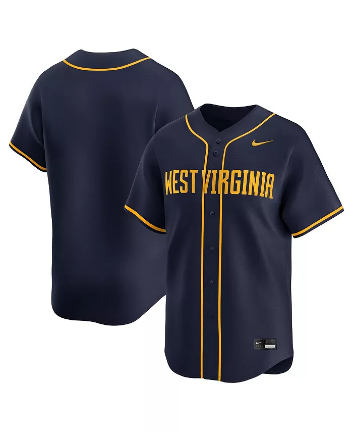 

Мужская бейсбольная джерси West Virginia Mountaineers College Limited в темно-синем цвете Nike