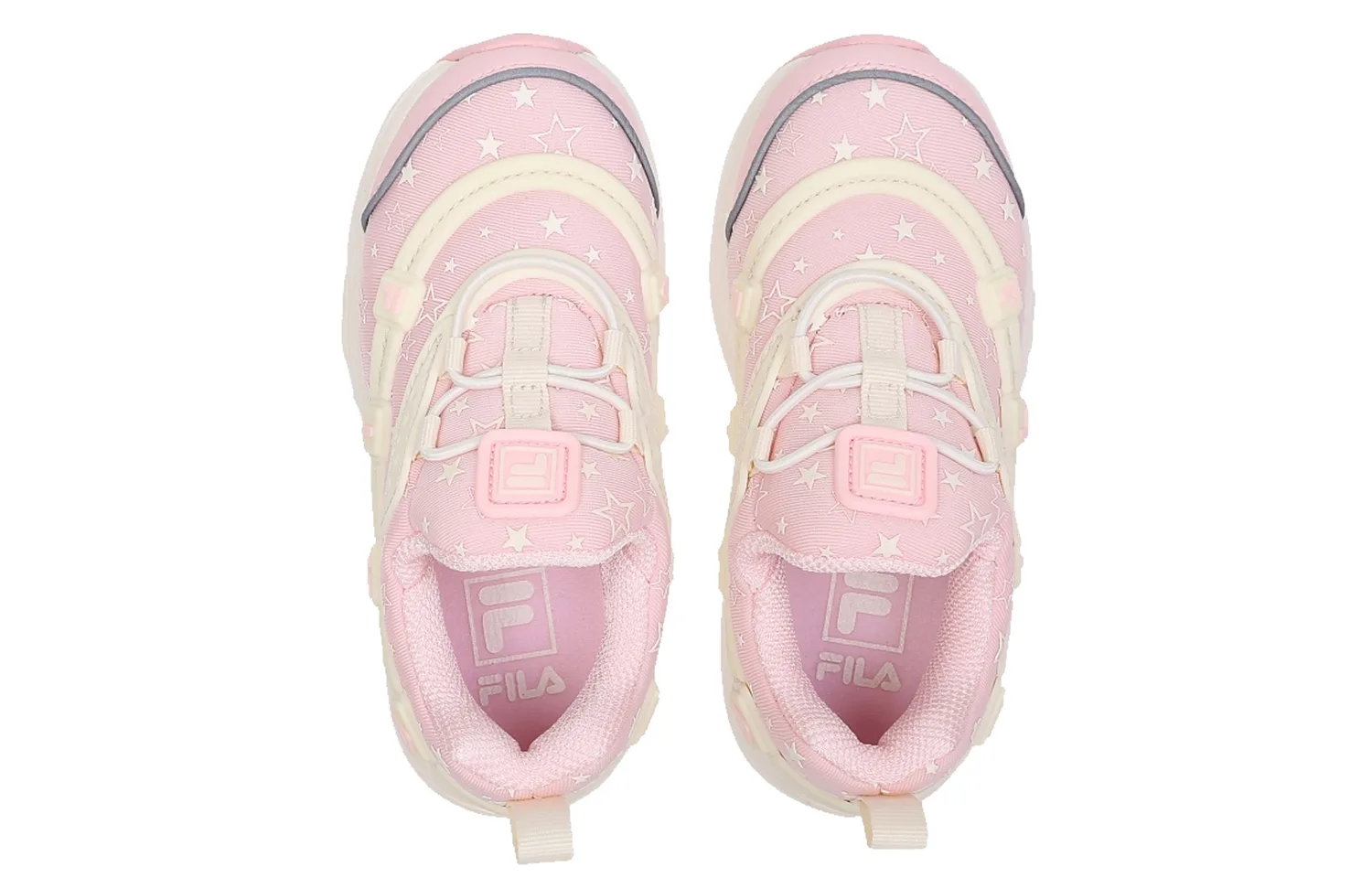 FILA KIDS Slip Resistant Anti Kick Cushioning низкие детские повседневные кроссовки Pink — фото 4