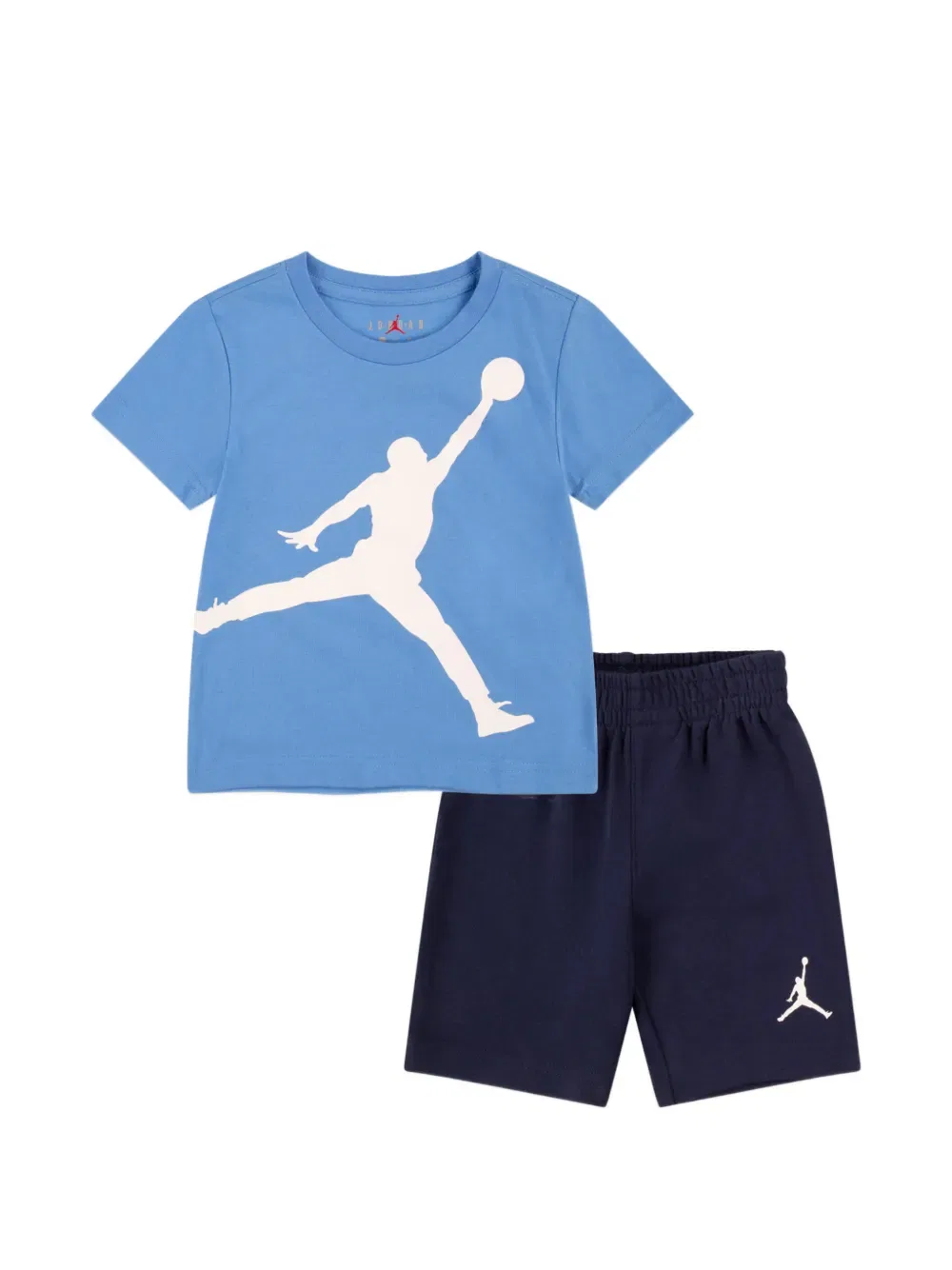 Комплект из топа и шортов Jordan Kids, синий