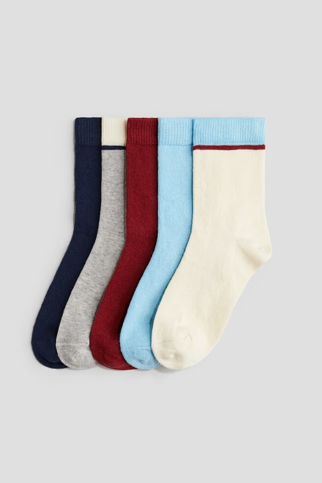 

5 упаковок носков H&M, мультиколор