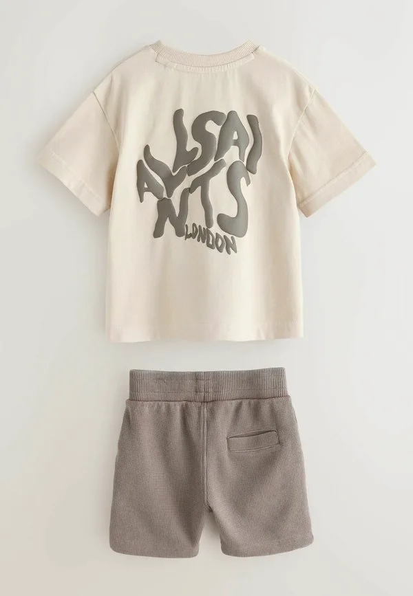 Обычные спортивные штаны fitorlando для молодежи Smallsaints, Neutral Waffle — фото 2