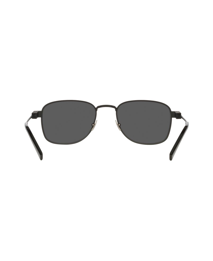 Мужские солнцезащитные очки большого размера, SL 741 YS000637 Saint Laurent, Black — фото 4