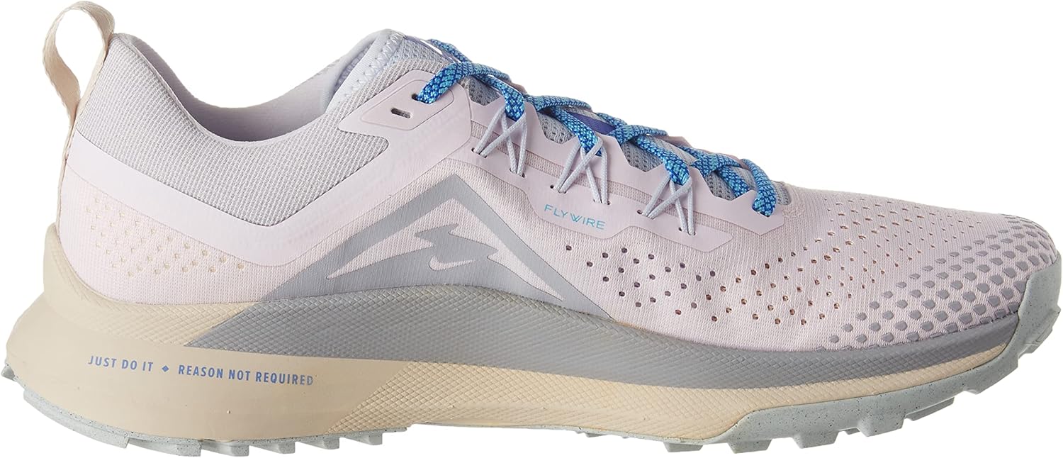 Nike Womens W React Pegasus Trail 4, Pearl Pink Wolf Grey Football Grey — фото 4