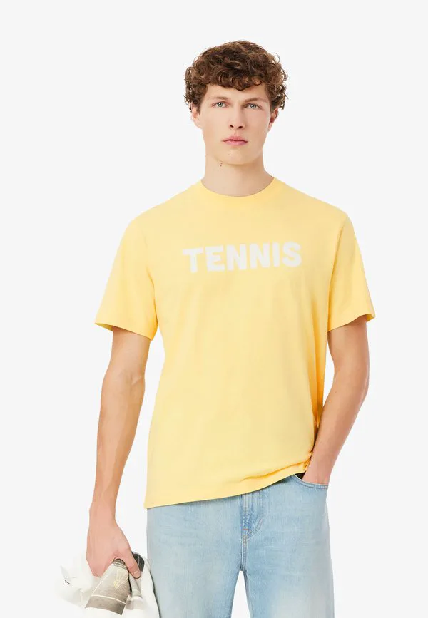 Футболка с принтом Lacoste, Jaune Pastel