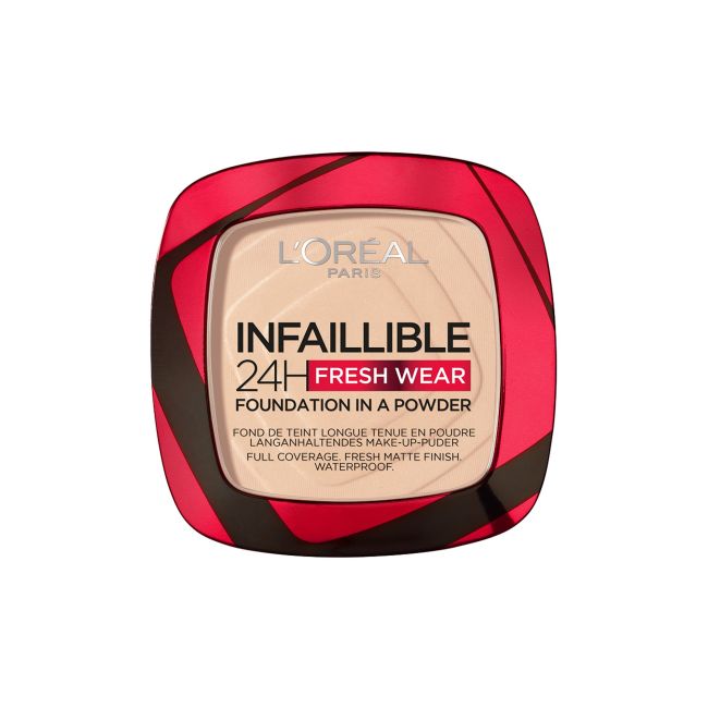 

Компактная пудра L'Oreal Infaillible 24h Fresh Wear L'oreal Paris, цвет 20, 9 гр