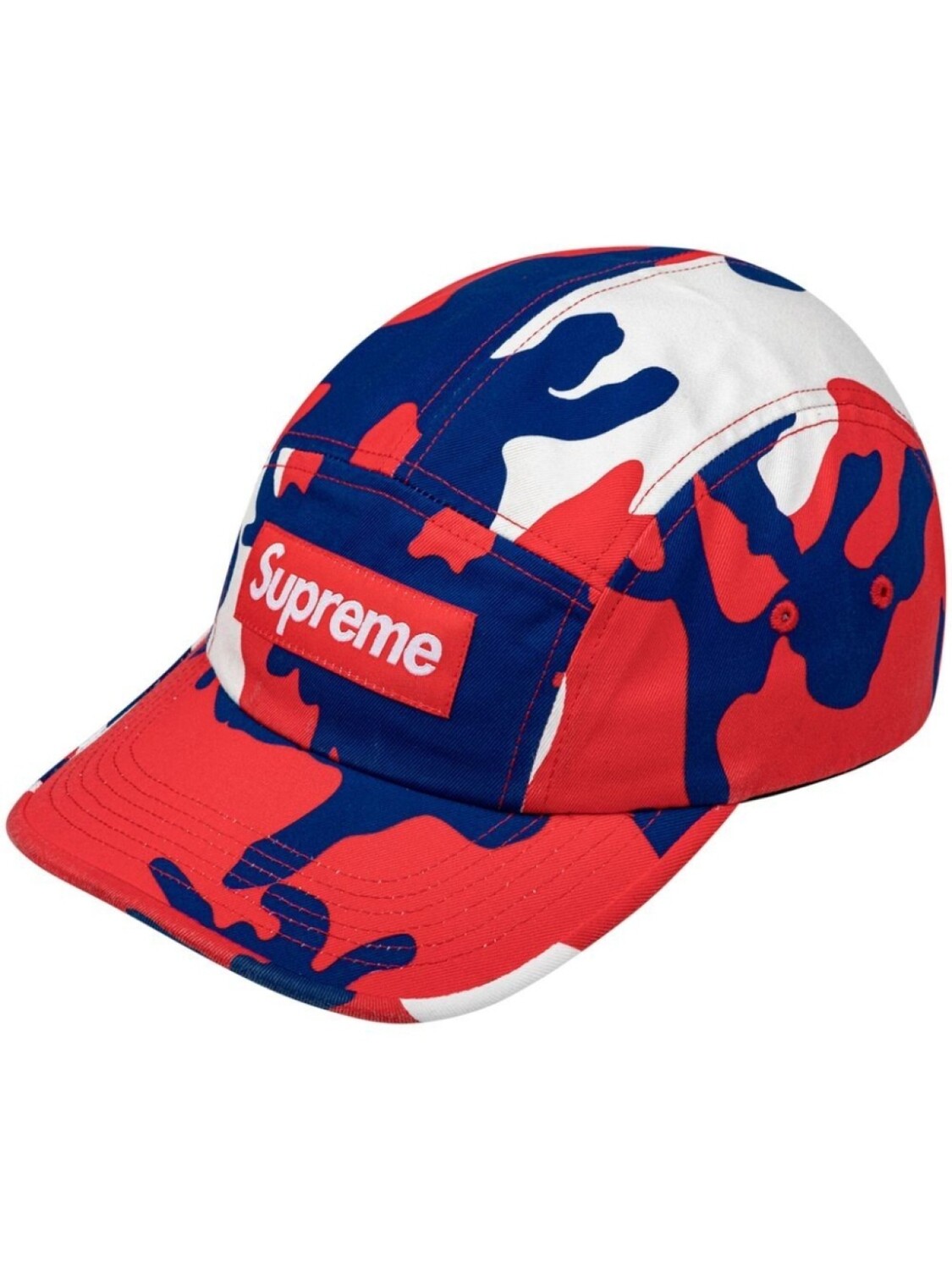 

Supreme твиловая кепка, красный