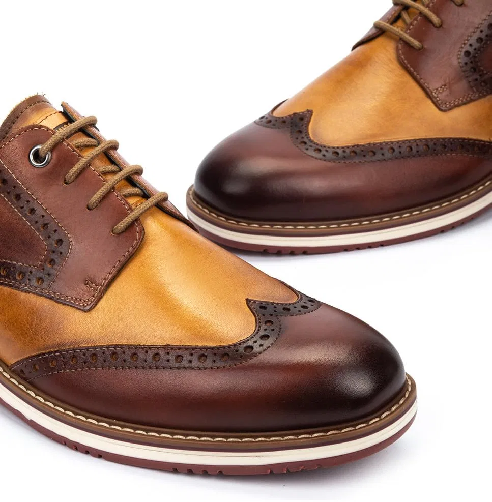 Туфли Pikolinos Schnürschuhe in Leder Avila für Männer, Cognac — фото 4