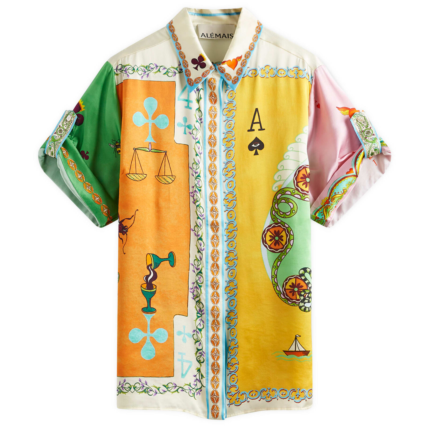 

Рубашка с коротким рукавом Alemais Rummy Shirt, цвет Multi