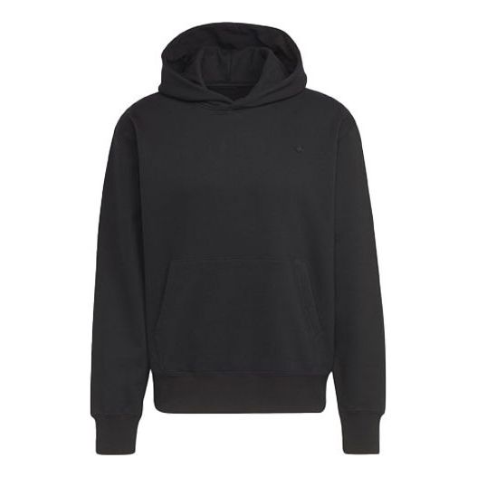

Худи adidas originals Embroidered Small Label Solid Color Sports Black, черный