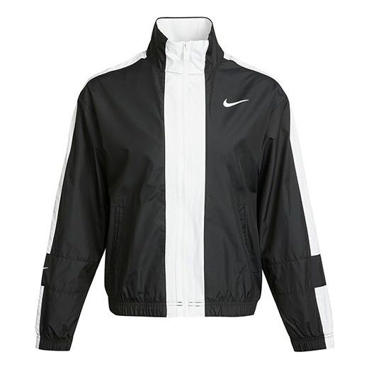 

Куртка (WMNS) Nike Sportswear Repel Contrasting Colors Loose Woven Jacket Autumn Black CZ8801-010