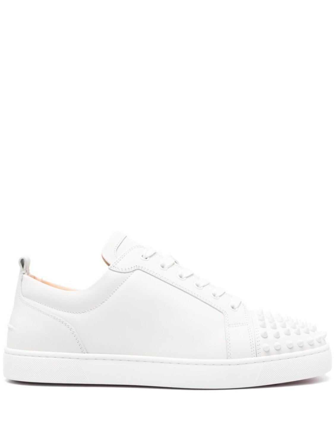

Christian Louboutin кроссовки с заклепками-шипами, белый