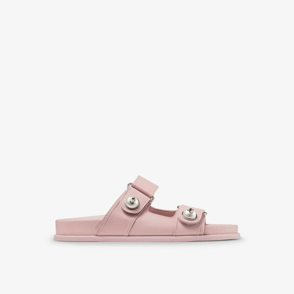 

Босоножки fayance из кожи с жемчугом Jimmy Choo, цвет macaron