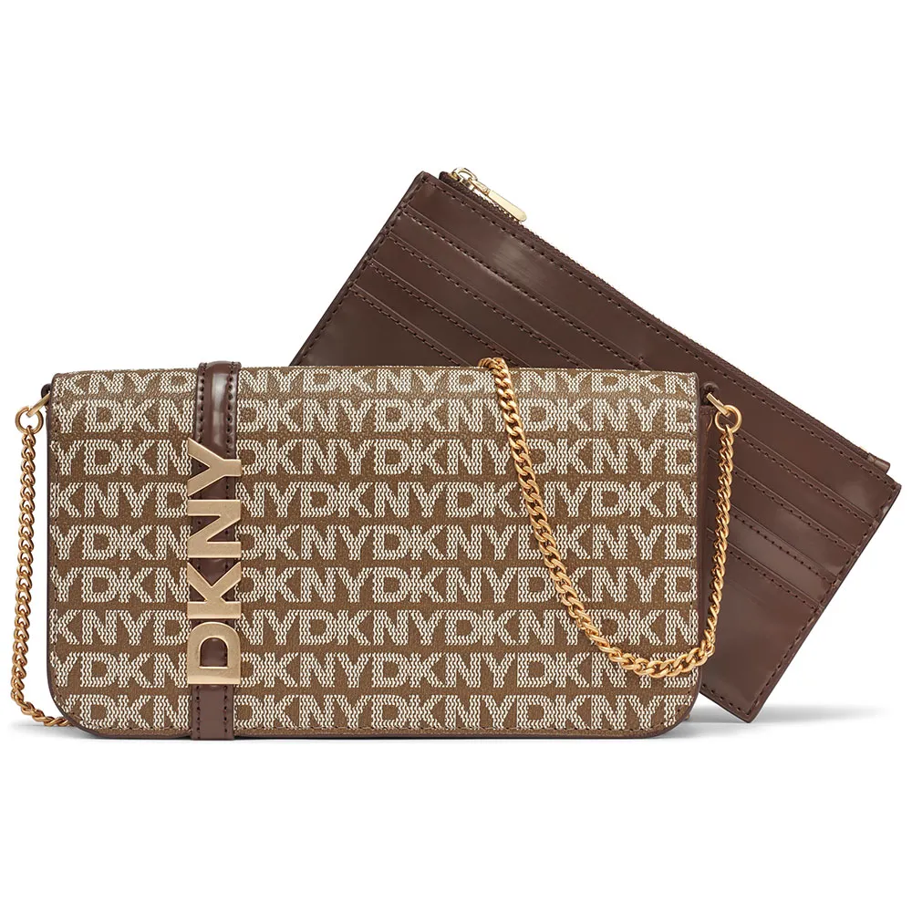 

Сумка DKNY Avril SM Flap, коричневый