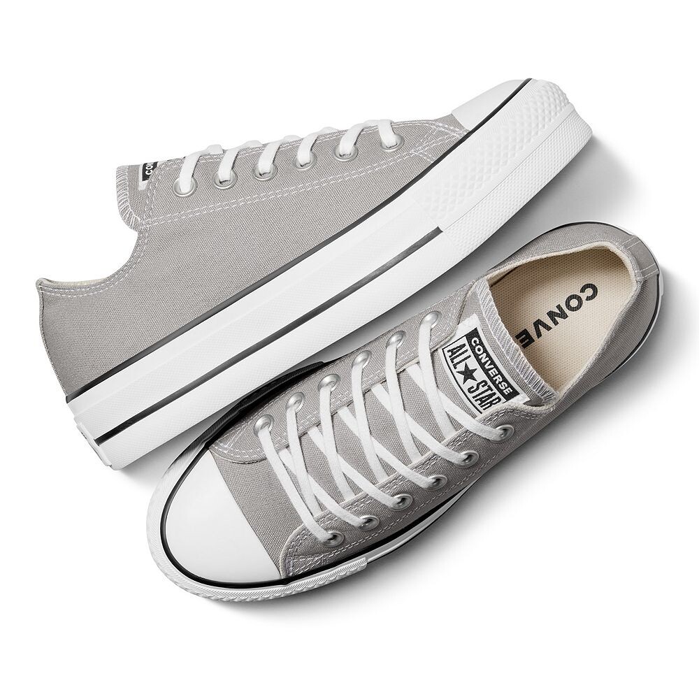 Женские туфли на платформе Converse Chuck Taylor All Star Lift OX, белый — фото 3