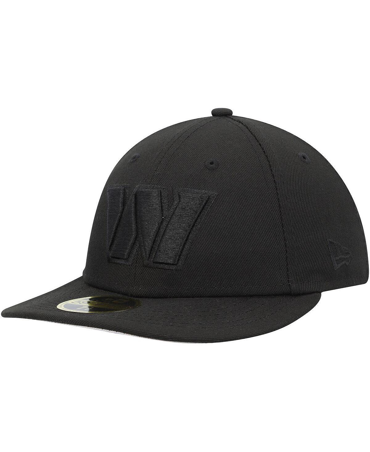 

Мужская шляпа Washington Commanders Black On Black II Low Profile 59Fifty New Era