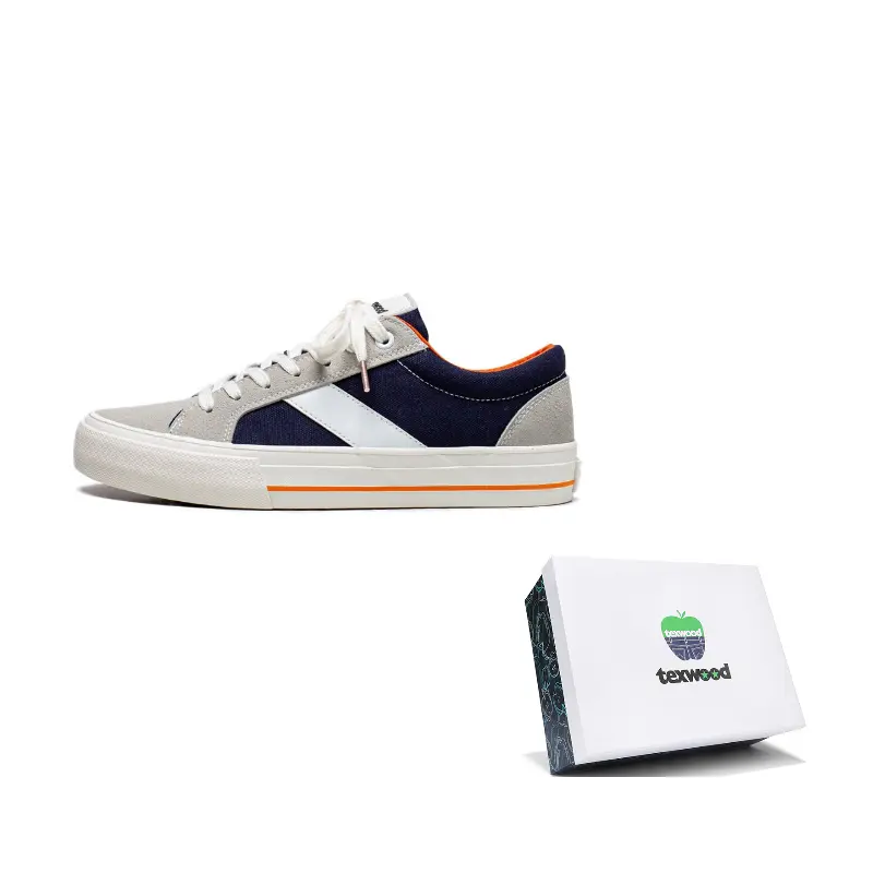 

TEXWOOD Низкие скейтерские кроссовки мужские Box - темно-синие, цвет Dark Blue