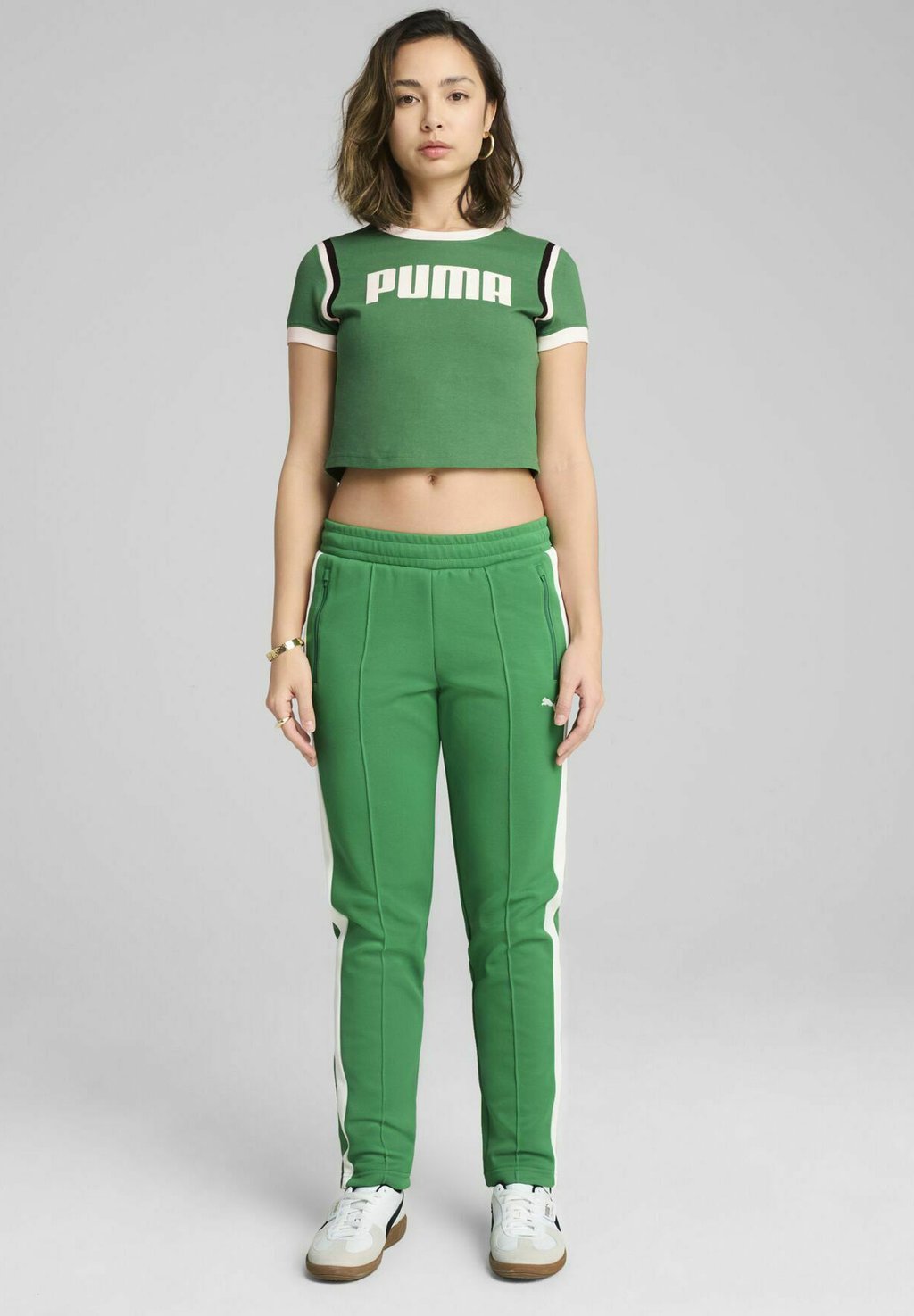 

Футболка с принтом Puma, зеленый