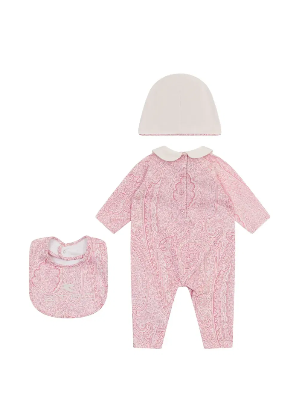 Комплект с узором пейсли Etro Kids, розовый — фото 3