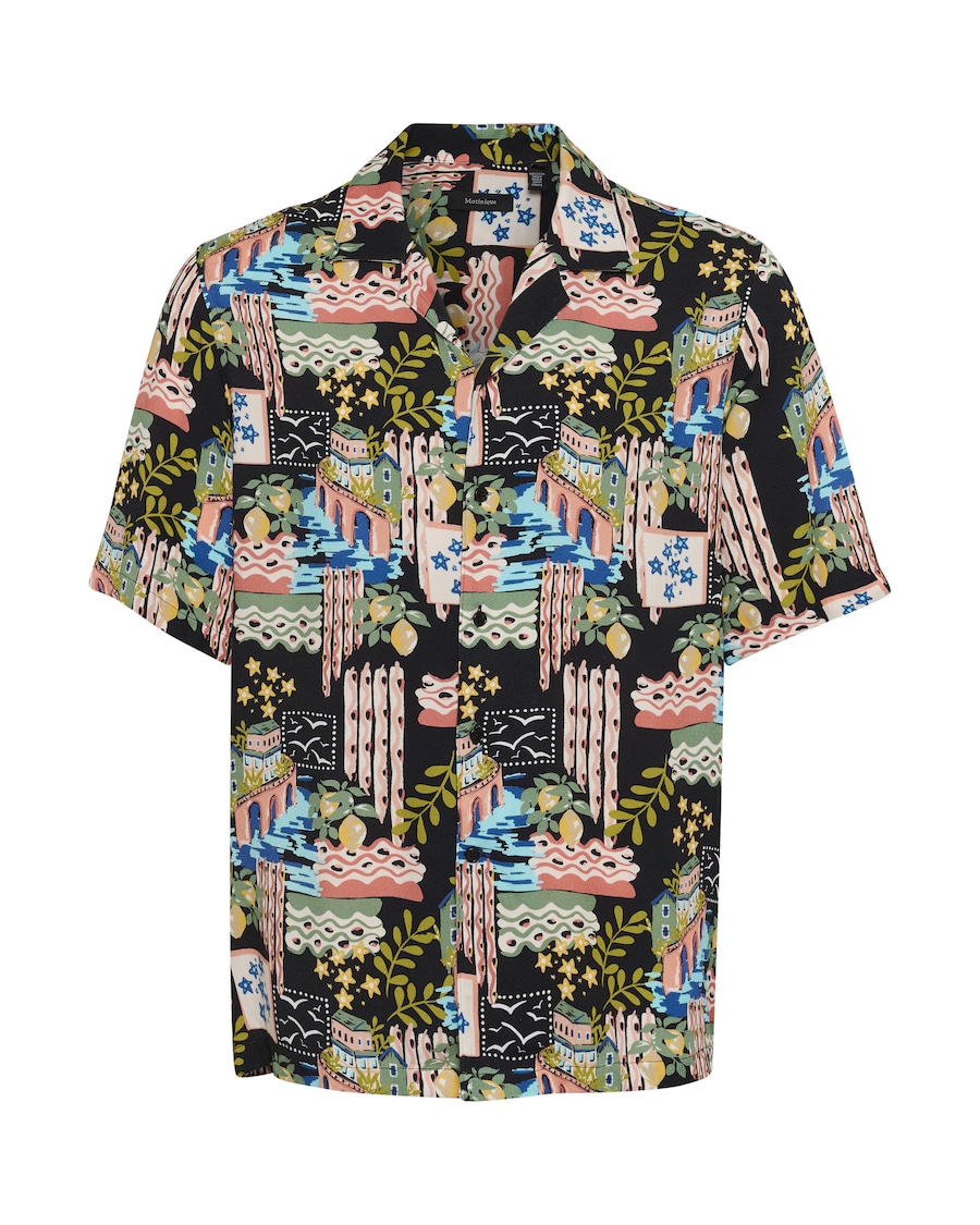

Рубашка на пуговицах классического кроя Matinique Maklampo, Mixed Colors