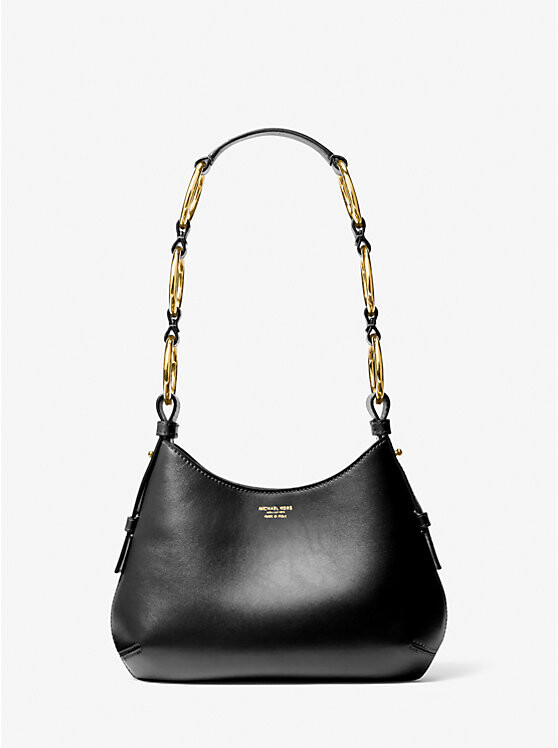 

Сумка-хобо из кожи Bardot Mini через плечо Michael Kors, черный
