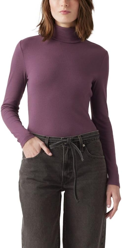 

Женская водолазка Levi's Moon Rib (также доступна в версии Plus), Plum Perfect, Фиолетовый, Женская водолазка Levi's Moon Rib (также доступна в версии Plus), Plum Perfect