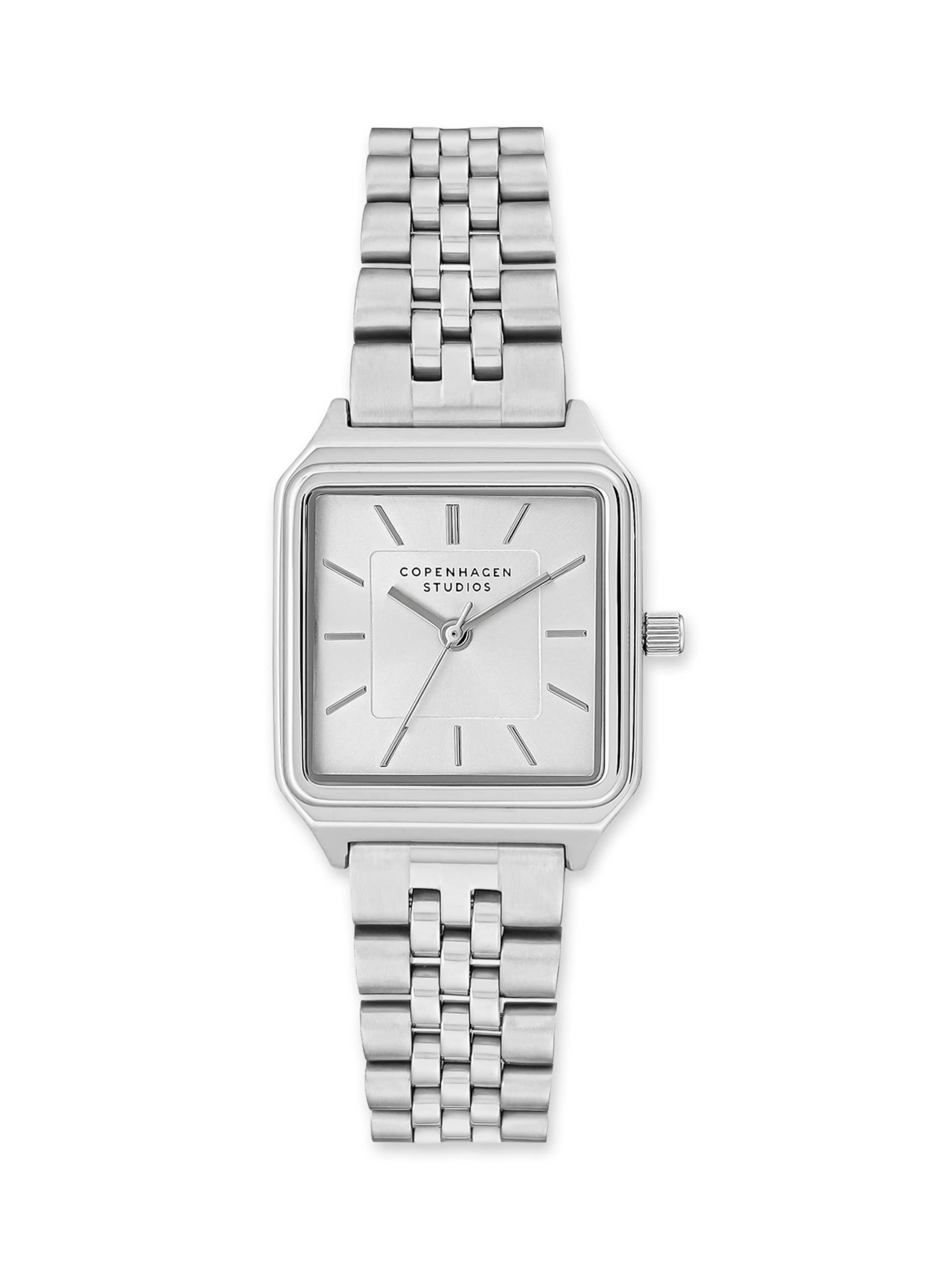 

Copenhagen Studios Серебряные аналоговые часы