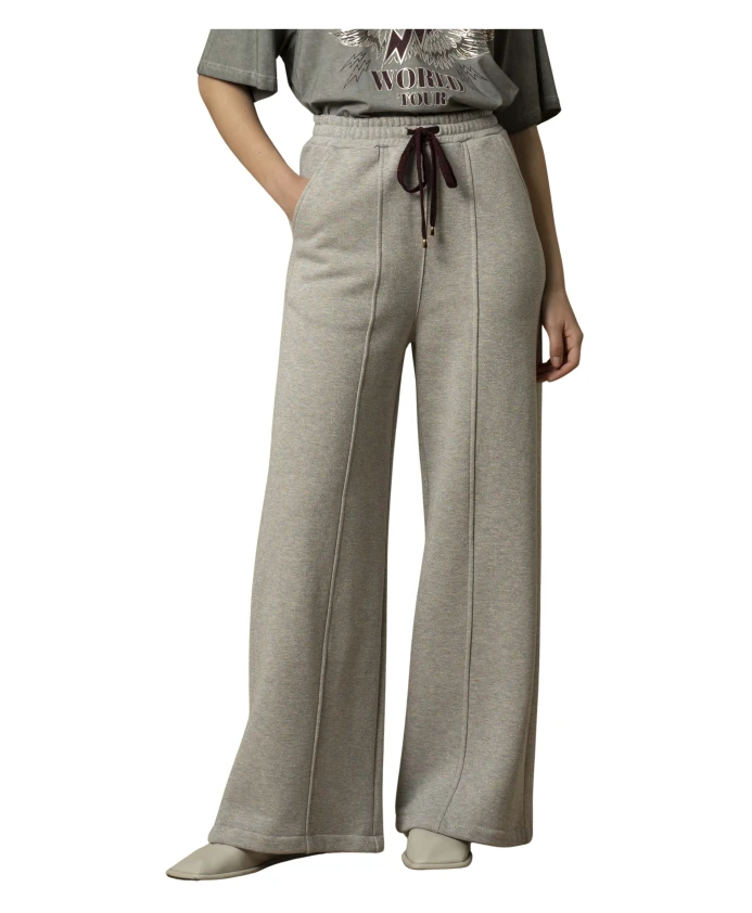 

Стильные спортивные брюки со складками Kocca, серый