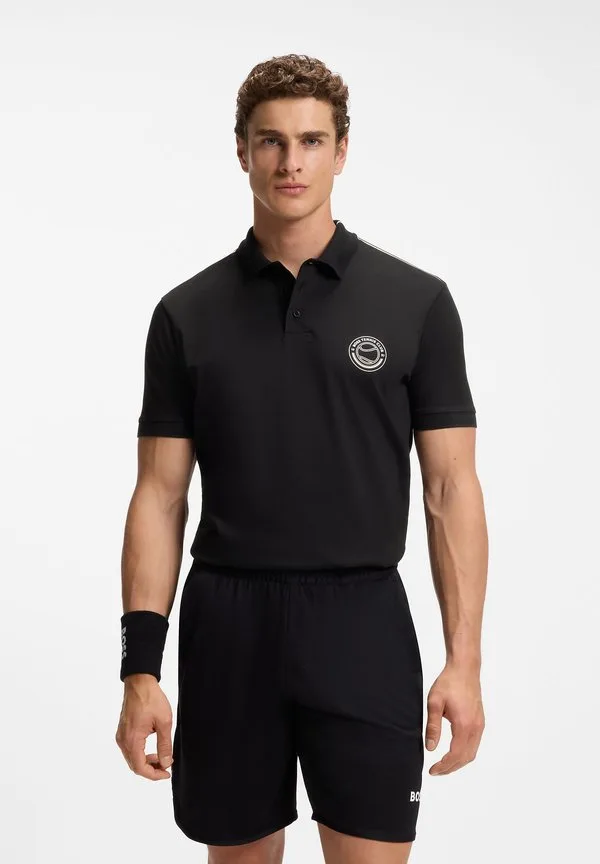 Открытая рубашка поло Boss, Black One