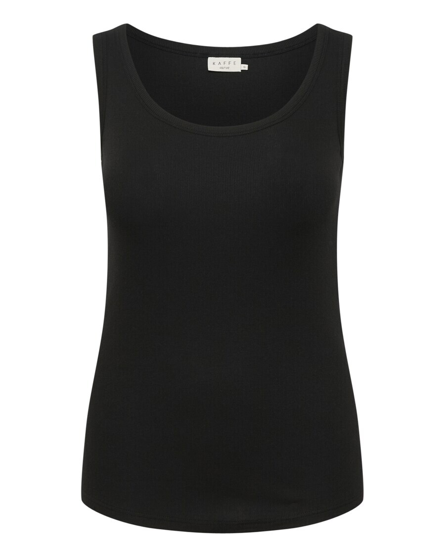 

Топ без рукавов KAFFE CURVE Top Carina, черный
