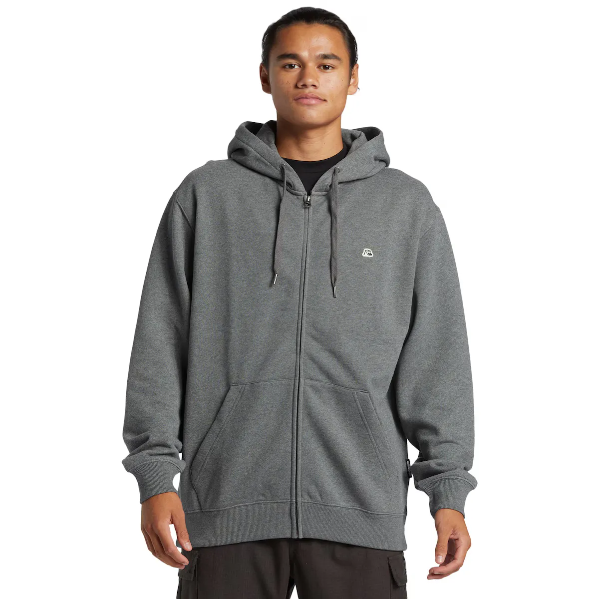 

Мужская толстовка Quiksilver на молнии DNA, чёрный