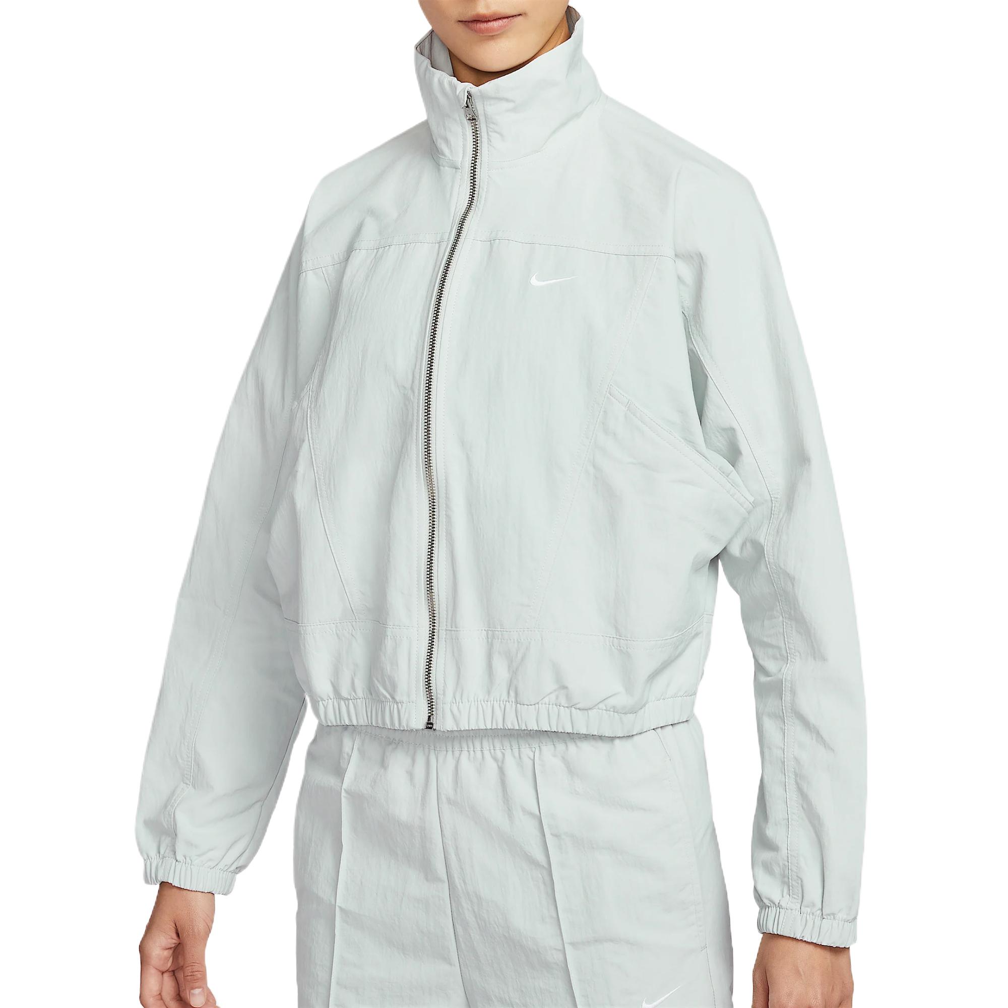 

Nike Спортивная куртка женская светло-серебристая белая, Light Silver White