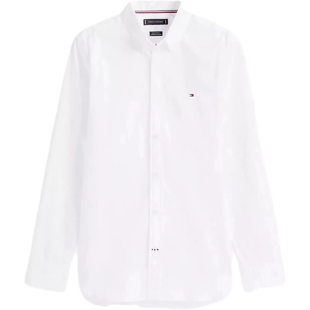 Рубашка на пуговицах Tommy Hilfiger, Optical White