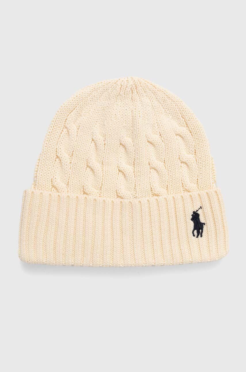 

Хлопковая кепка Polo Ralph Lauren, бежевый