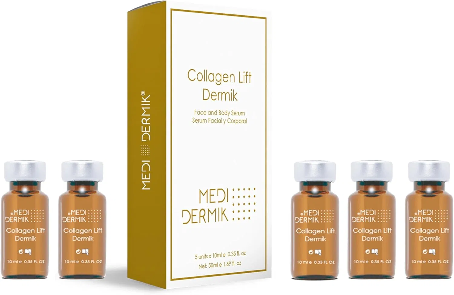 Сыворотка Medidermik — Лифтинговая Collagen Lift Dermik 5 ампул по, 10 мл