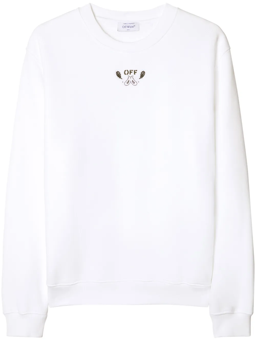 

Толстовка с вышивкой OFF-WHITE, белый