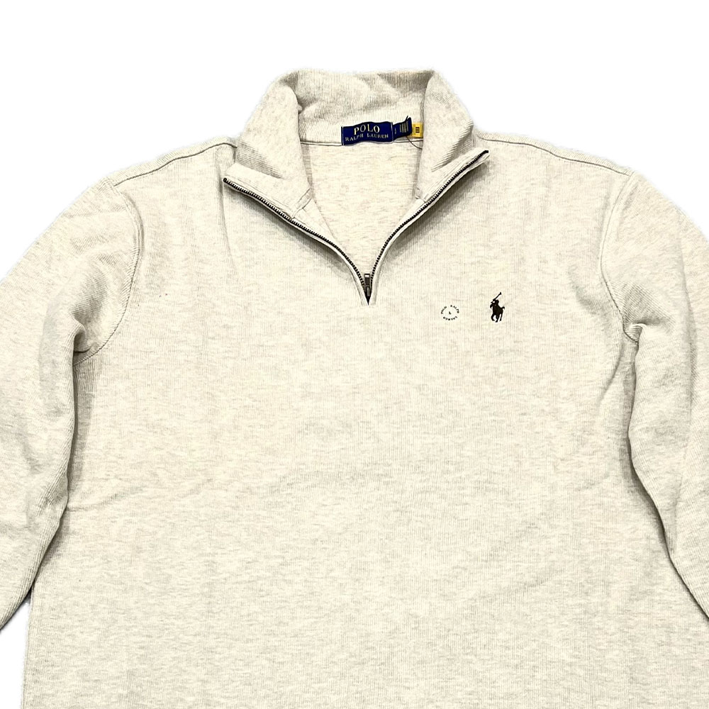 Свитшот мужской Oat Polo Ralph Lauren, серовато-бежевый — фото 4