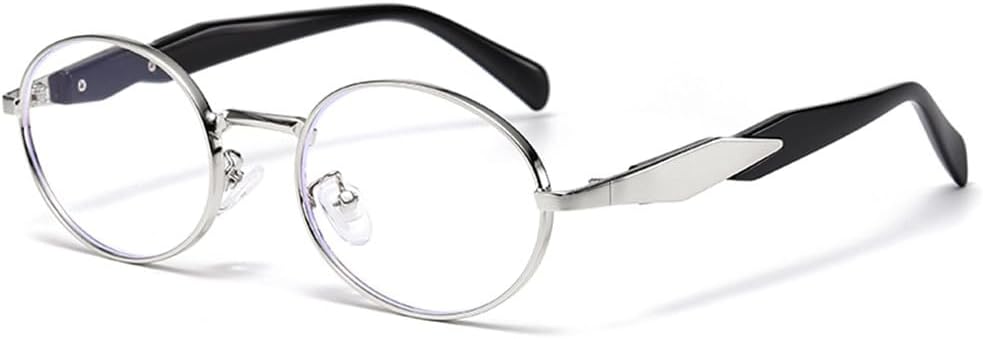 

Женские овальные солнцезащитные очки из сплава, модные солнцезащитные очки с градиентной окраской, для занятий спортом на открытом воздухе и велоспортом KTUCN, Silver Antiblue