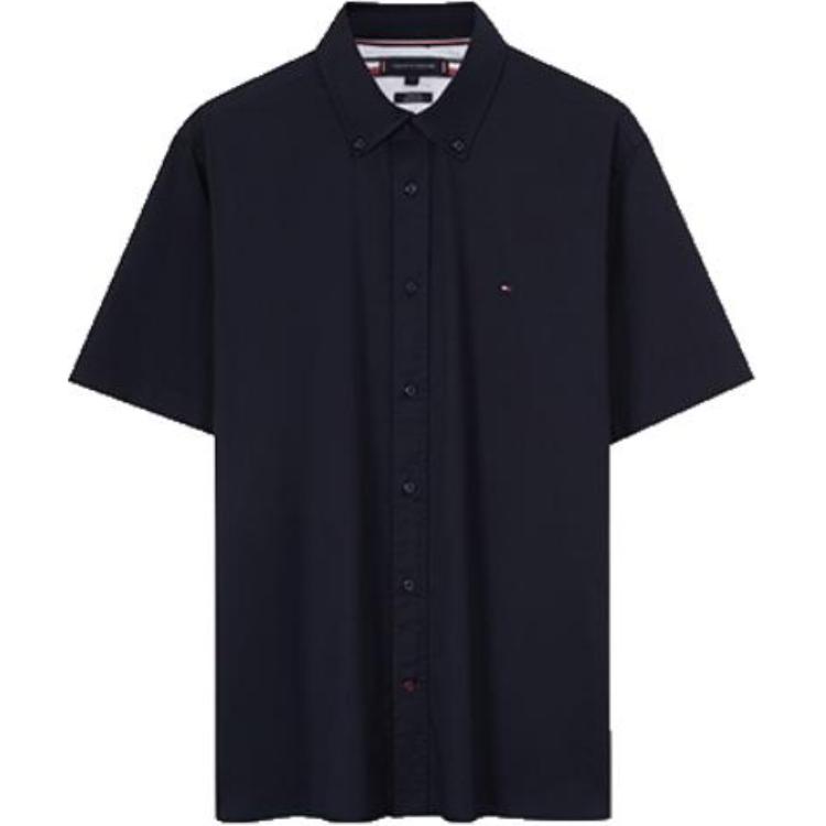 

Рубашки мужские с заостренным воротником, умеренные другие Tommy Hilfiger, темно-синий dw5