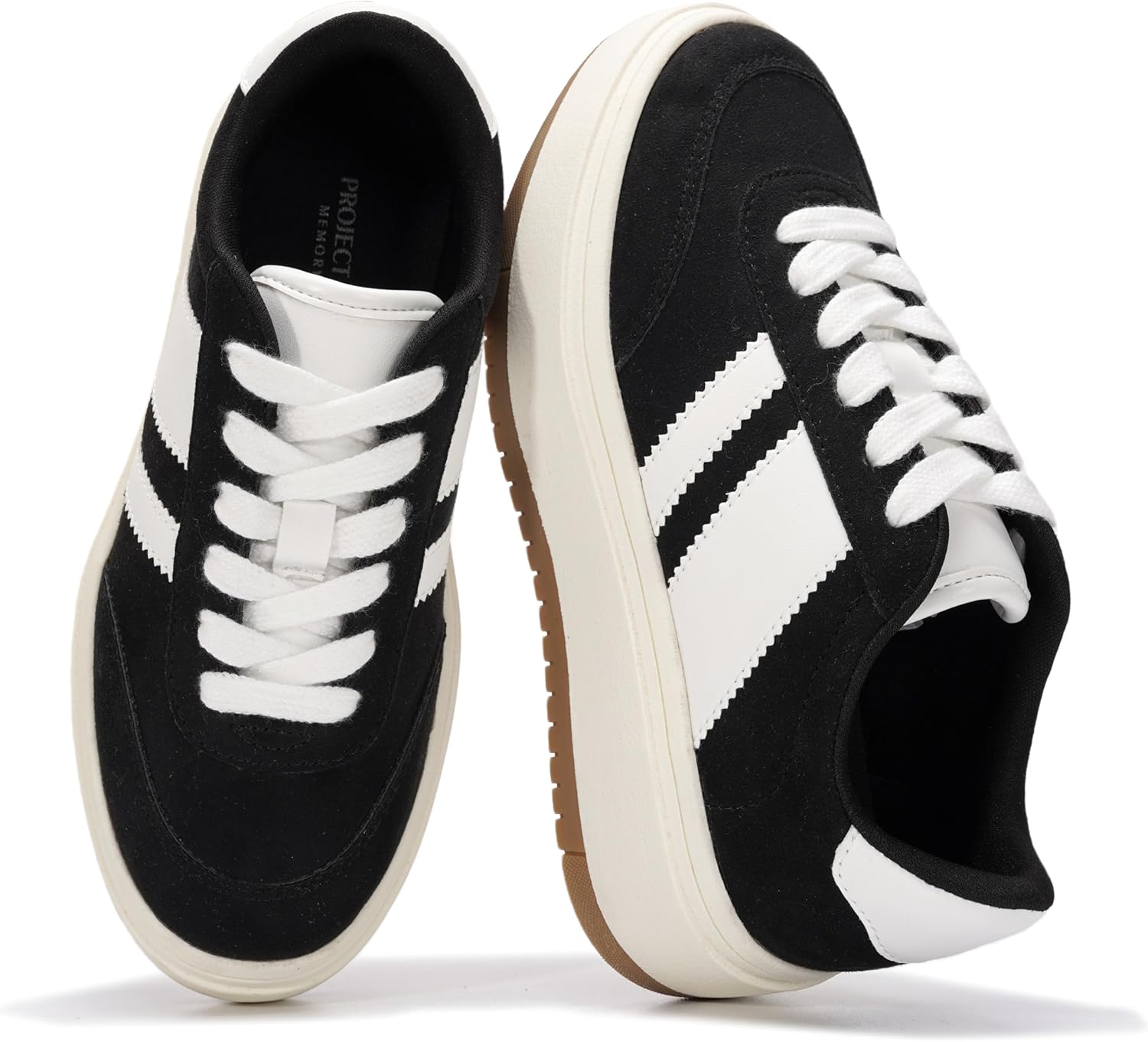 

Детские модные кроссовки на платформе Project Cloud Fashion Platform Sneakers 2026- легкие кроссовки с стелькой из пены с эффектом памяти- прочные и нескользящие, на шнуровке, модные детские кроссовки на платформе (Little Nita), черный