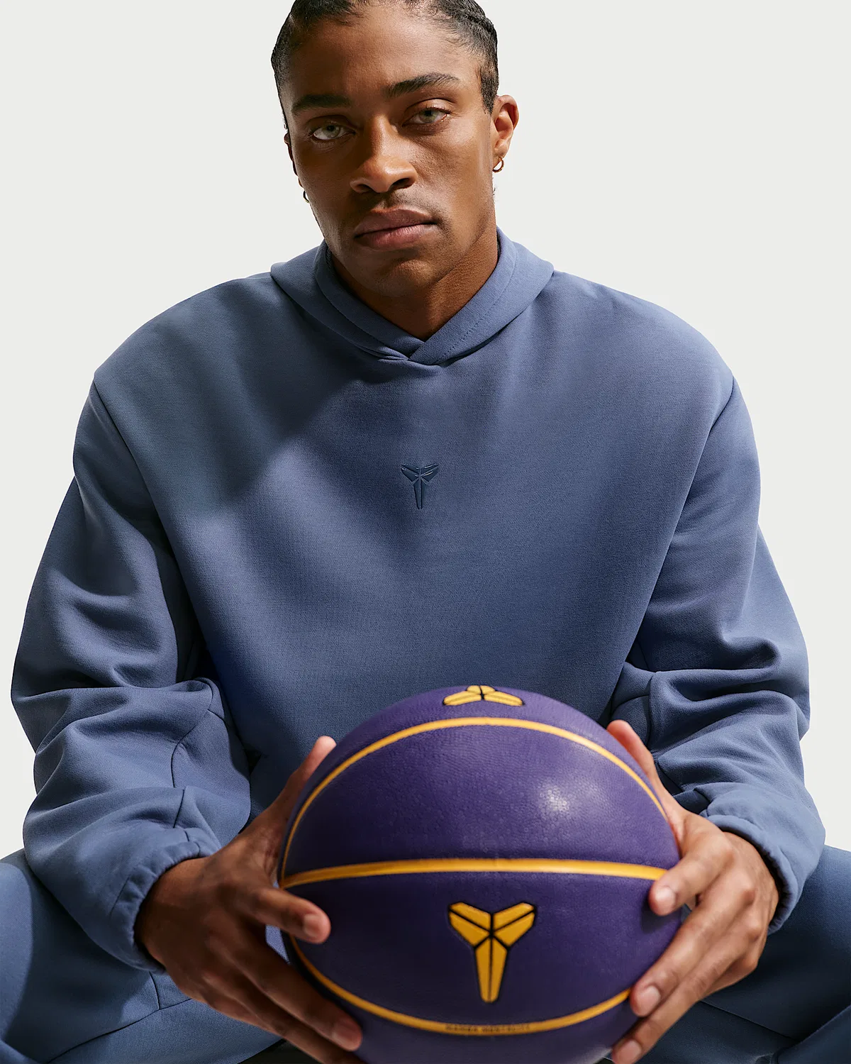 Мужская баскетбольная худи Nike Dri-FIT Kobe, Diffused Blue/Diffused Blue — фото 3