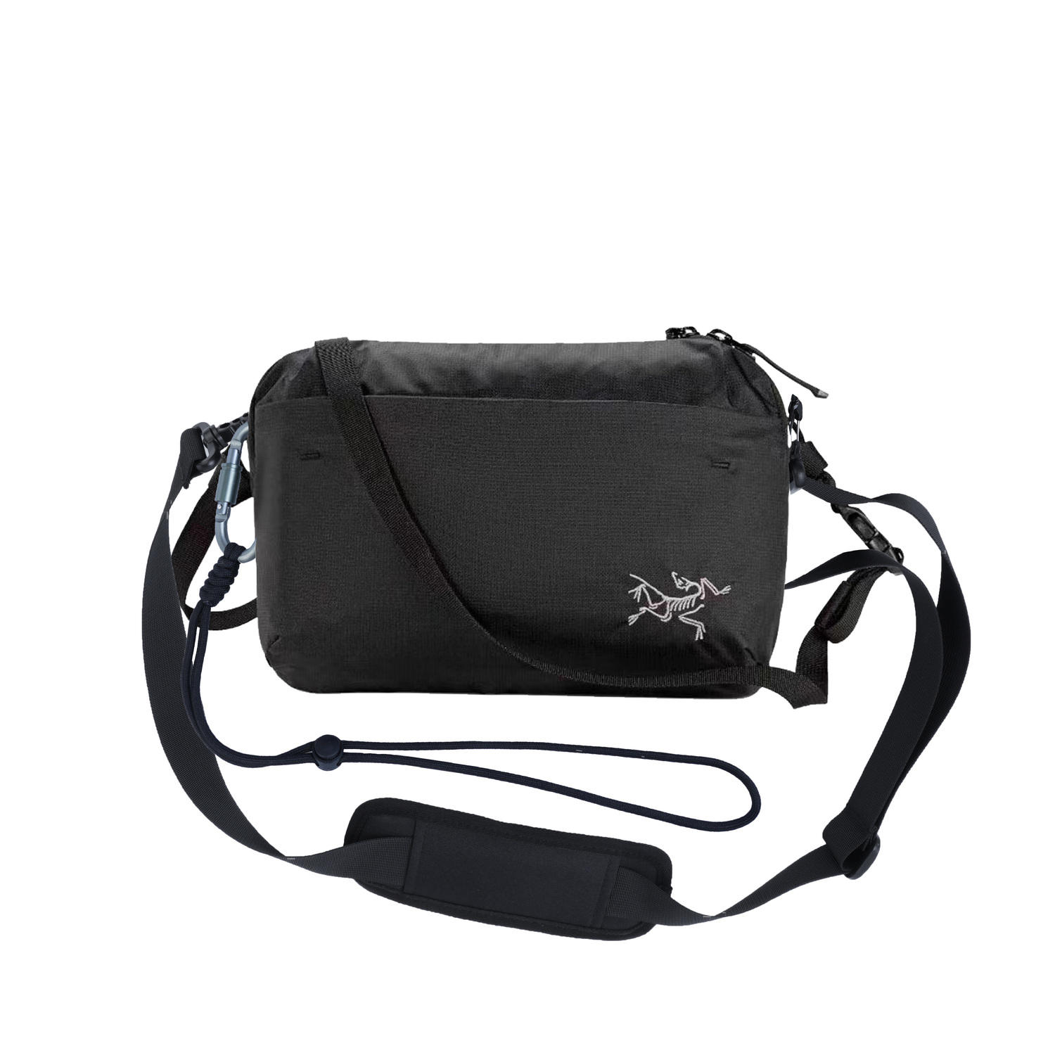 

Arcteryx Нейлоновая поясная сумка унисекс черная, Grayish Century