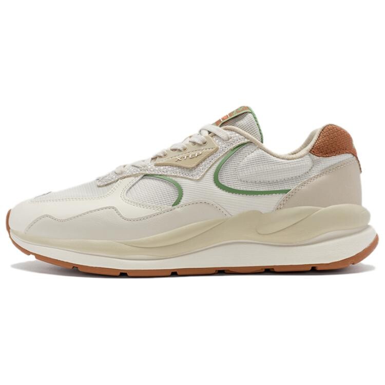 

Кроссовки XTEP Lifestyle Shoes Men Low-top Beige/Green, зеленый